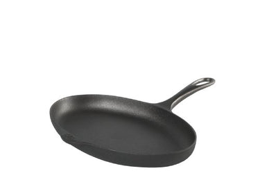 SKEPPSHULT Fisch- und Filé Pfanne 33 x 21,5 cm. Gusseisengriff. Auf Allen Herdarten, Ofen, Grill & offenem Feuer einsetzbar im Sale